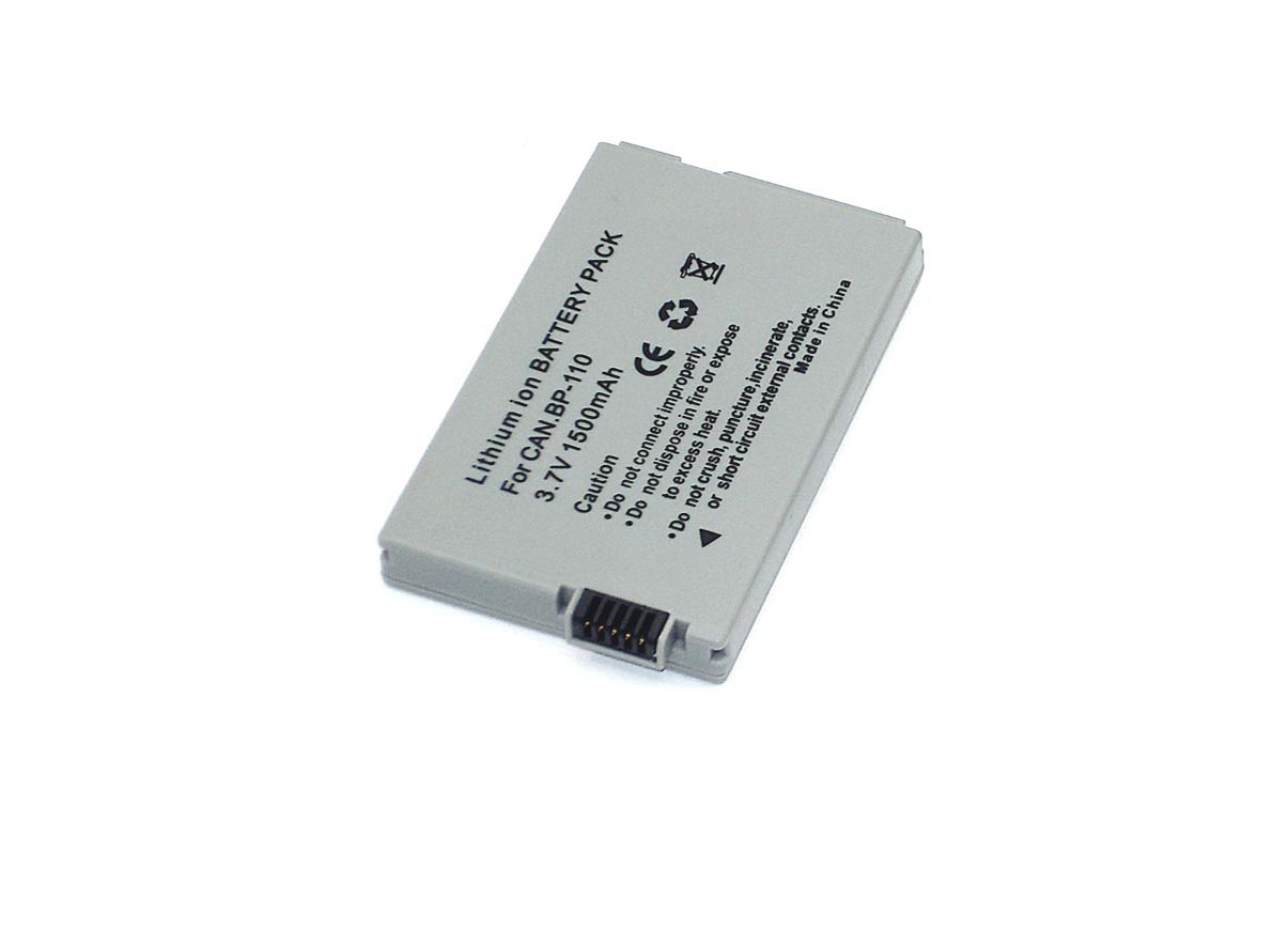 фото Аккумуляторная батарея для видеокамеры canon hfr20 (bp-110) 3.7v 1500mah oem