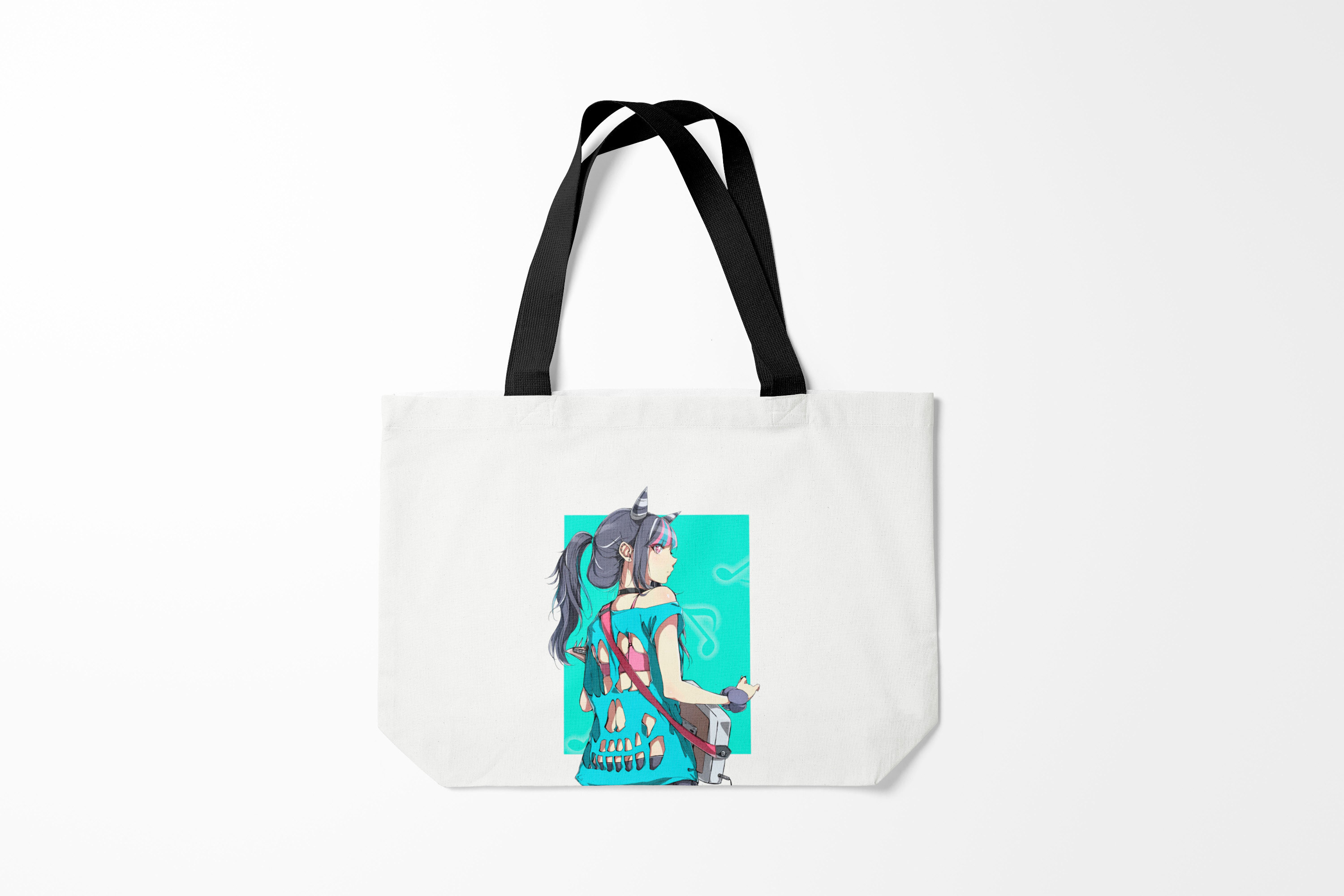

Сумка шoппер унисекс Burnettie Danganronpa Ibuki Mioda, белый, Danganronpa Ibuki Mioda
