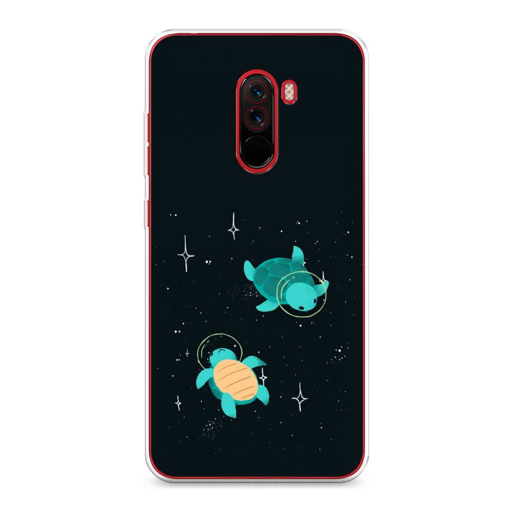 

Чехол Awog на Xiaomi Pocophone F1 "Черепашки космонавты", Разноцветный, 34450-4