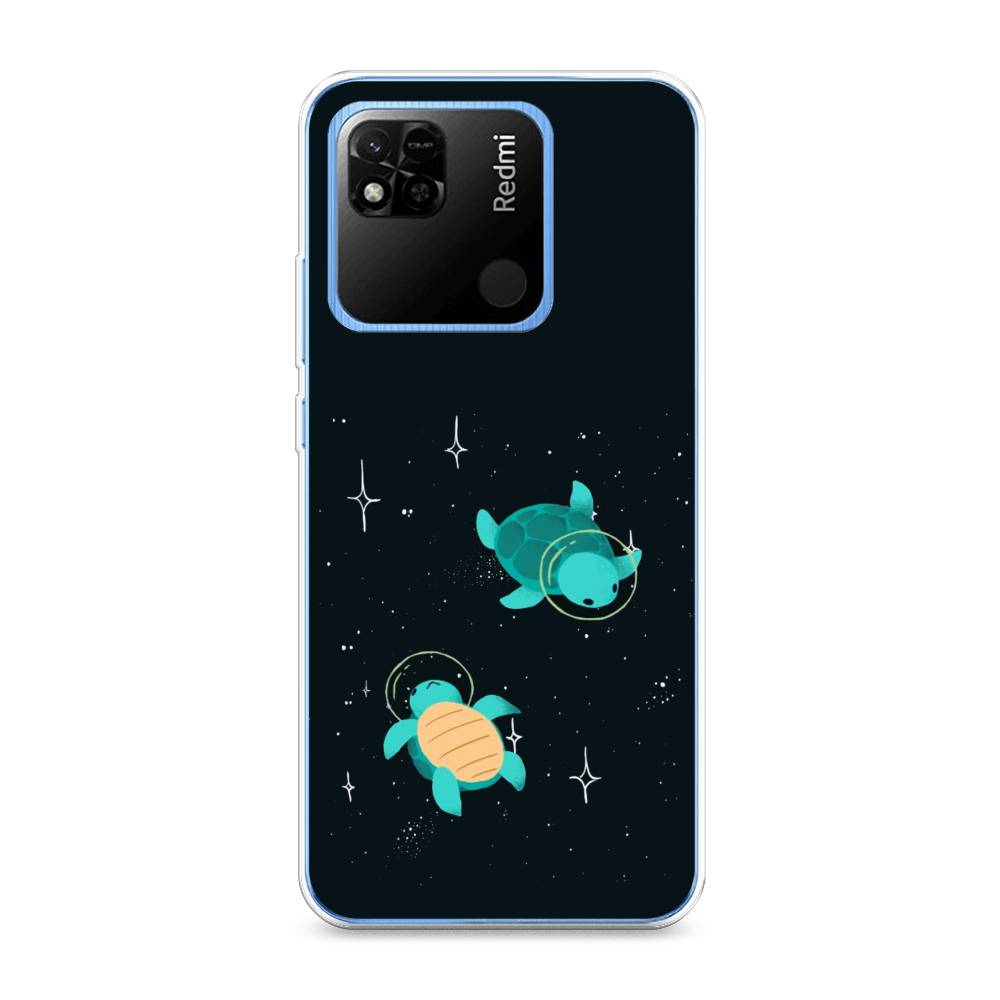 

Чехол Awog на Xiaomi Redmi 10A "Черепашки космонавты", Разноцветный, 313950-4