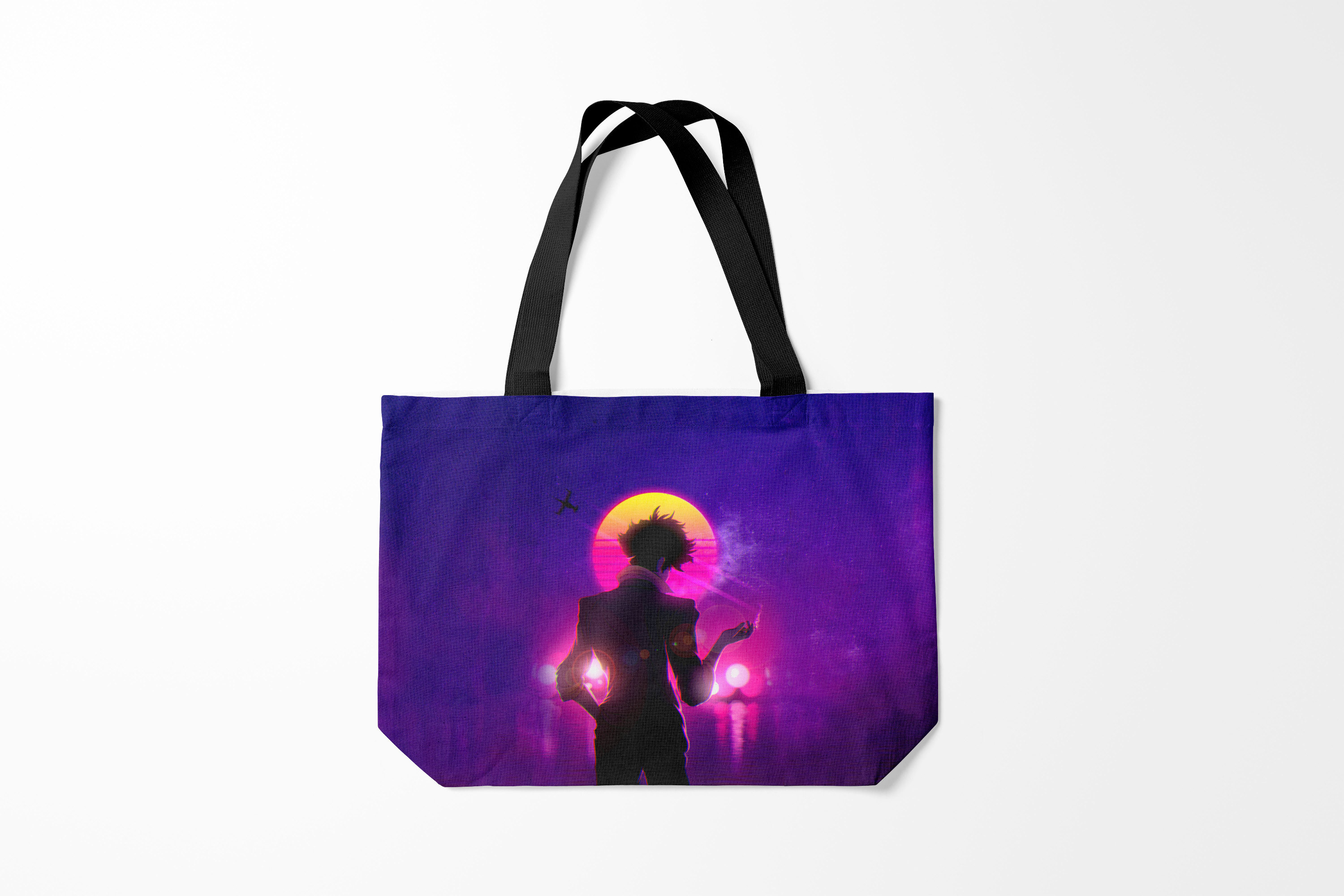 

Сумка шoппер унисекс Burnettie Cowboy Bebop Bebop. Spike Spiegel, фиолетовый, Cowboy Bebop Bebop. Spike Spiegel