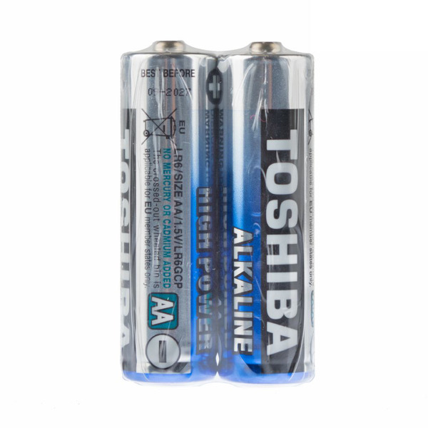 Батарейка TOSHIBA Alkaline / 1.5 В / AA (LR6) 2 штуки в SR