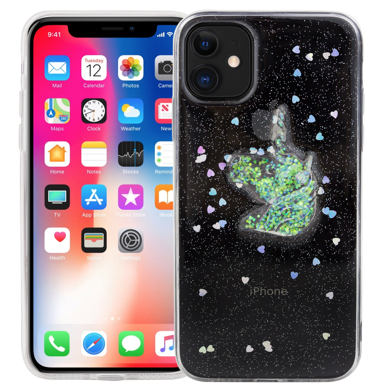 фото Чехол для iphone 11 "crystal unicorn" kawai