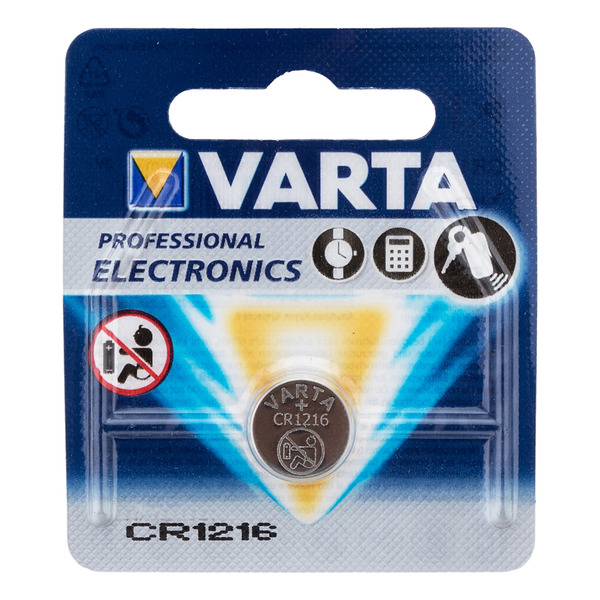 cr1632 батарейка varta electronics lithium 1 шт Батарейкa VARTA CR1216 / 3В / 3V / в блистере 1 штука