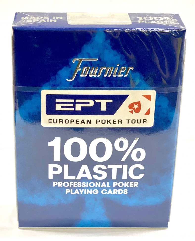 фото Игральные карты fournier ept (european poker tour), синие