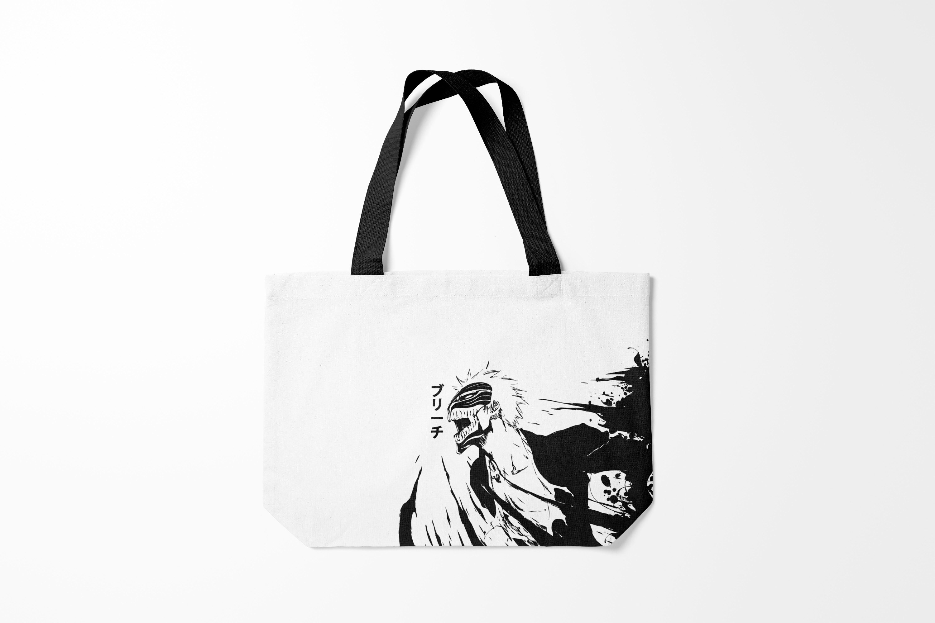 

Сумка шoппер унисекс Burnettie Bleach Rage of Kurosaki Ichigo, черный, Bleach Rage of Kurosaki Ichigo