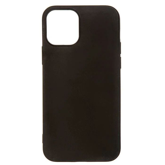 

Чехол BoraSCO Sillicone Case матовый для Apple iPhone 12 черный