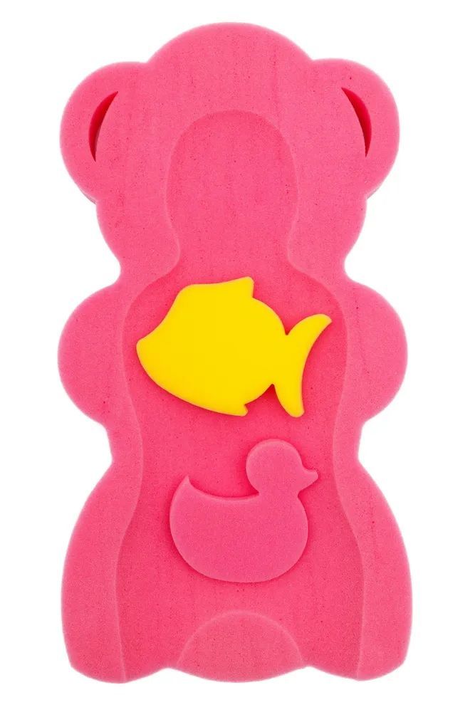 Матрасик для купания с игрушками EDWOOD розовый