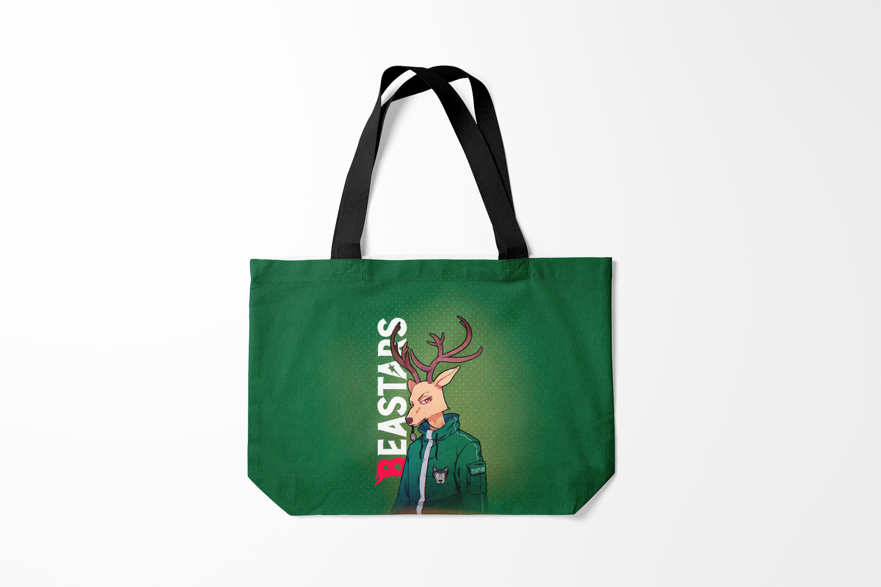 

Сумка шoппер унисекс Burnettie Beastars Выдающиеся звери, зеленый, Beastars Выдающиеся звери