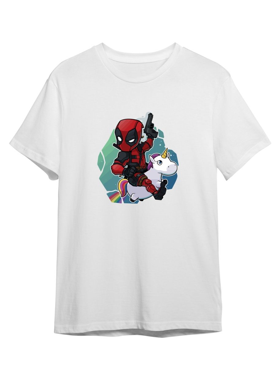 

Футболка унисекс СувенирShop Deadpool/Дэдпул/Marvel 12 белая 2XL (52-54), Белый, "Deadpool/Дэдпул/Marvel" 12