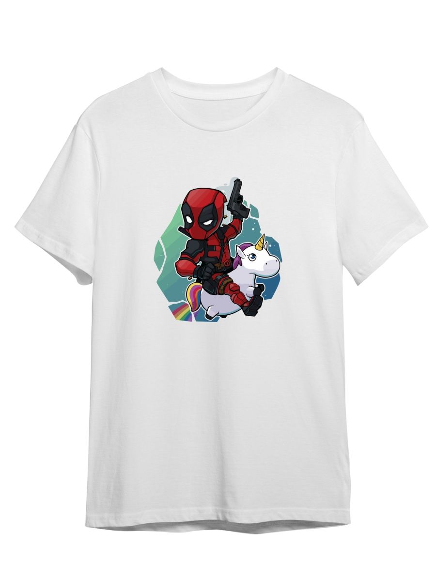 

Футболка унисекс СувенирShop Deadpool/Дэдпул/Marvel 12 белая 3XL (56-58), "Deadpool/Дэдпул/Marvel" 12