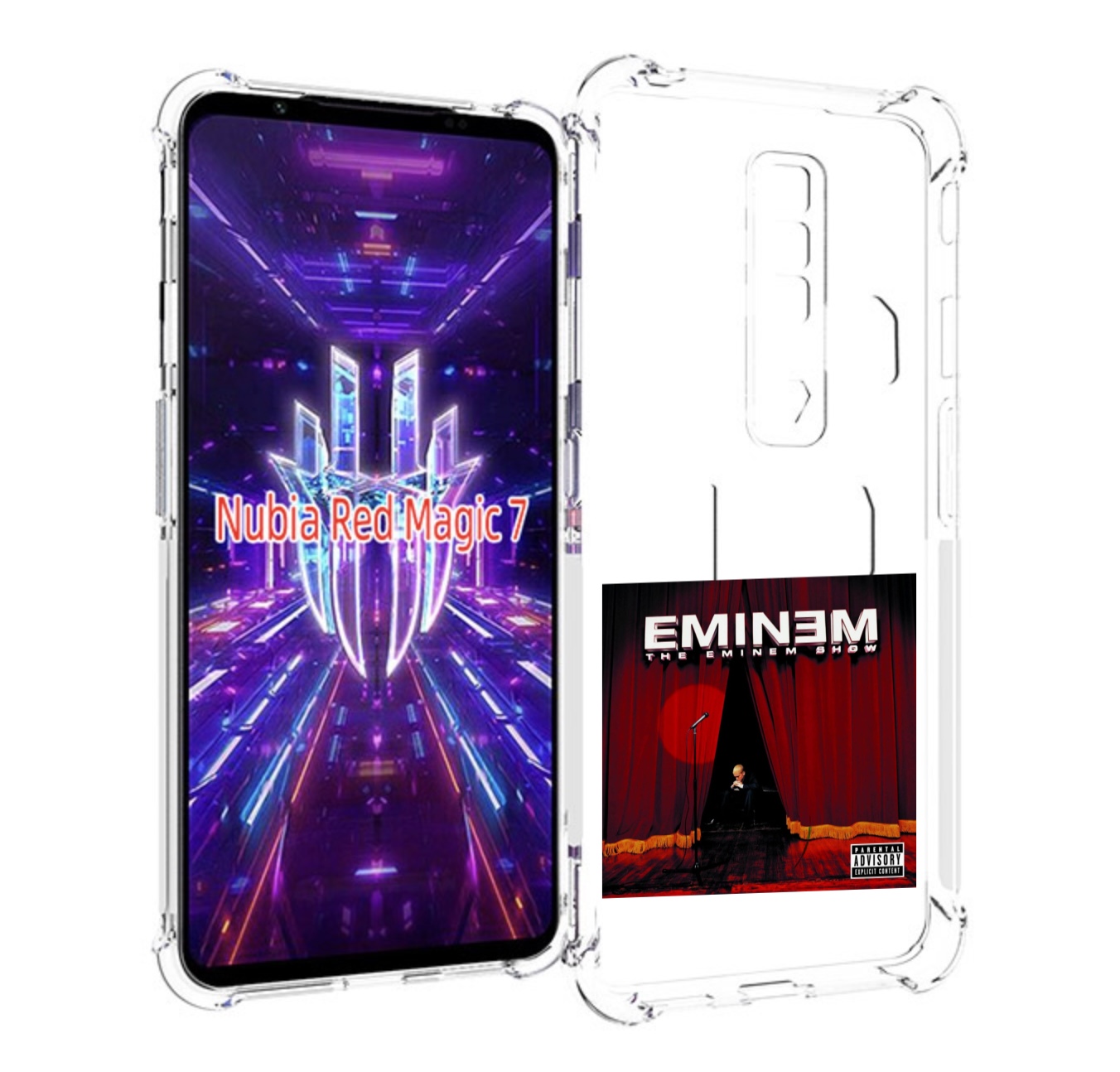 

Чехол MyPads THE EMINEM SHOW для ZTE Nubia Red Magic 7, Прозрачный, Tocco