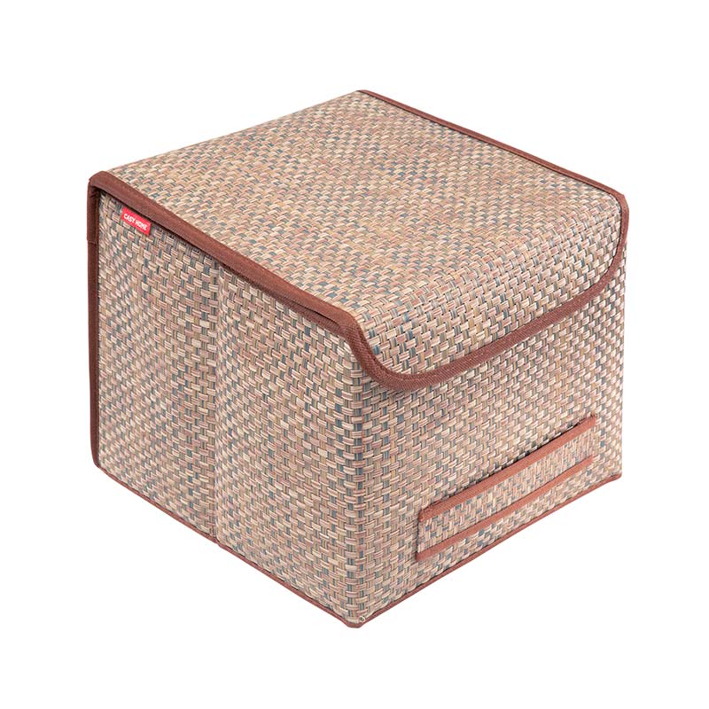 

Коробка для xранения Casy Home Ротанг с крышкой 30x30x24см, цвет бежевый