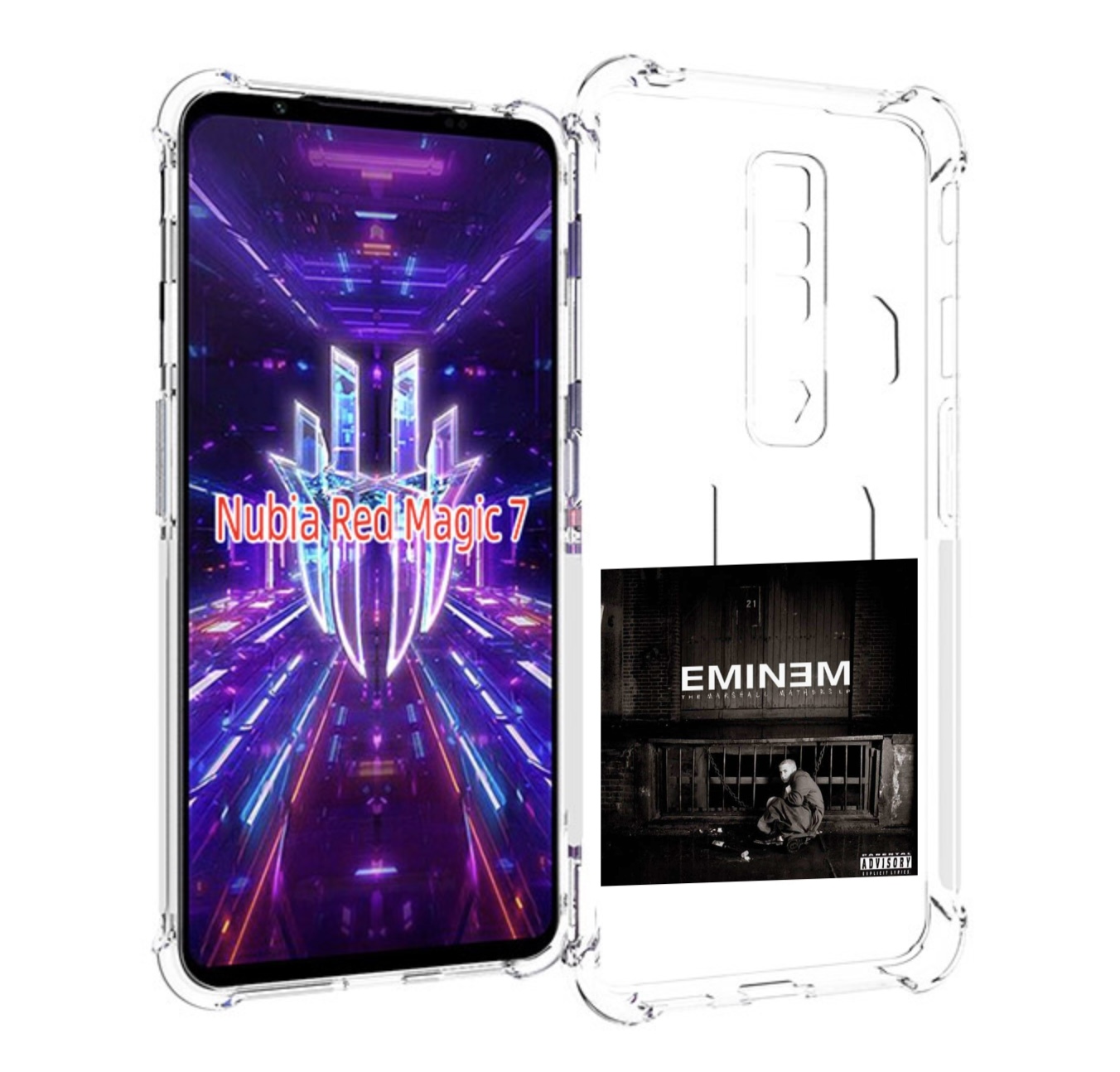 Чехол MyPads The Marshall mathers LP для ZTE Nubia Red Magic 7