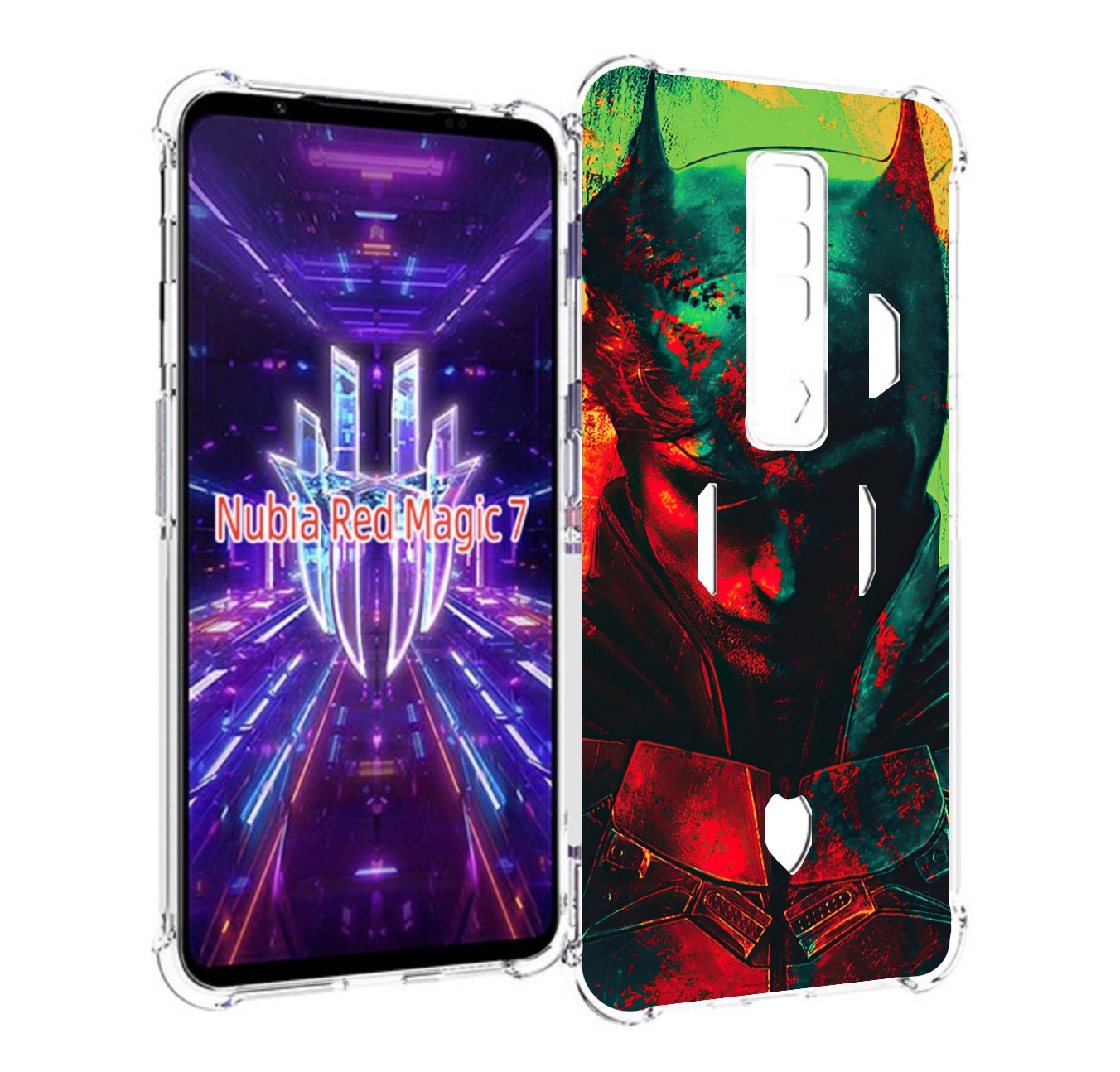 

Чехол MyPads The Batman для ZTE Nubia Red Magic 7, Прозрачный, Tocco