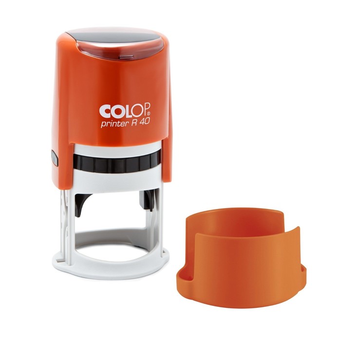 

Оснастка для печати круглая Colop Printer R40 40 мм с крышкой оранжевая, Оранжевый