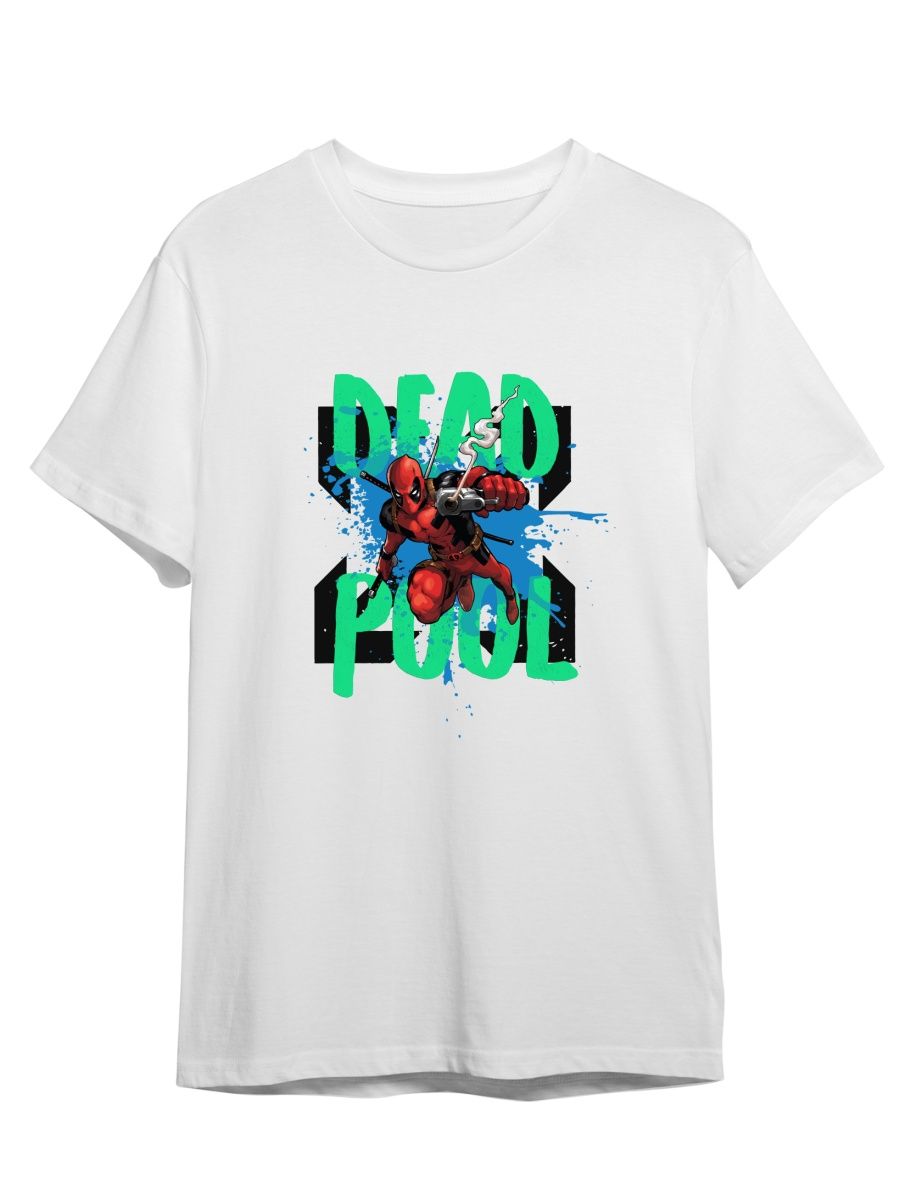 

Футболка унисекс СувенирShop Deadpool/Дэдпул/Marvel 13 белая 4XL (60-62), Белый, "Deadpool/Дэдпул/Marvel" 13