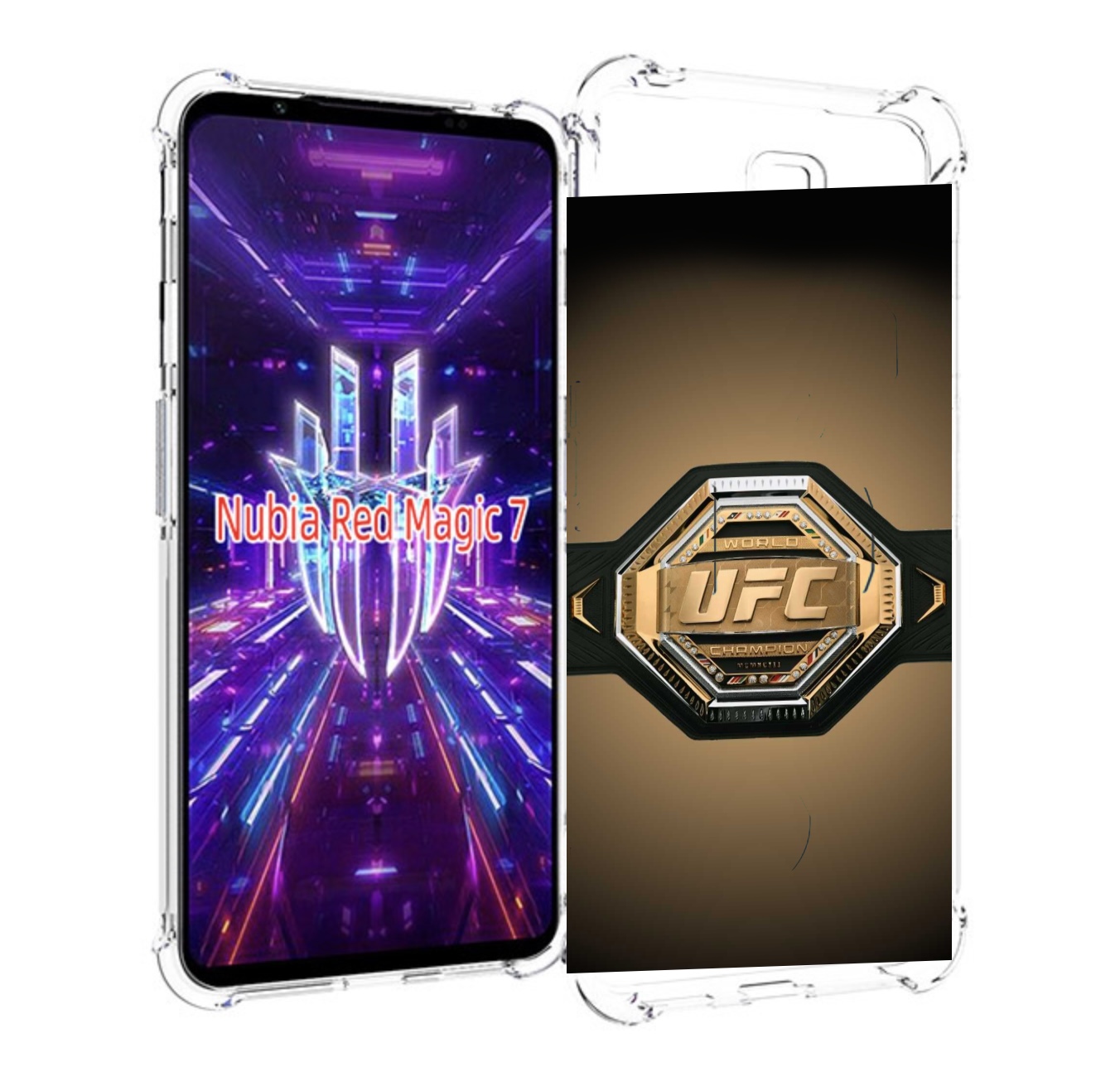 Чехол MyPads UFC единоборства мужской для ZTE Nubia Red Magic 7
