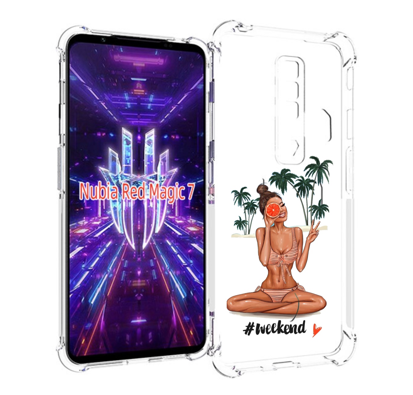 

Чехол MyPads Weekend для ZTE Nubia Red Magic 7, Прозрачный, Tocco
