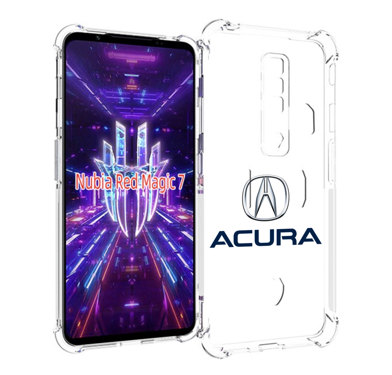 

Чехол MyPads acura--2 для ZTE Nubia Red Magic 7, Прозрачный, Tocco