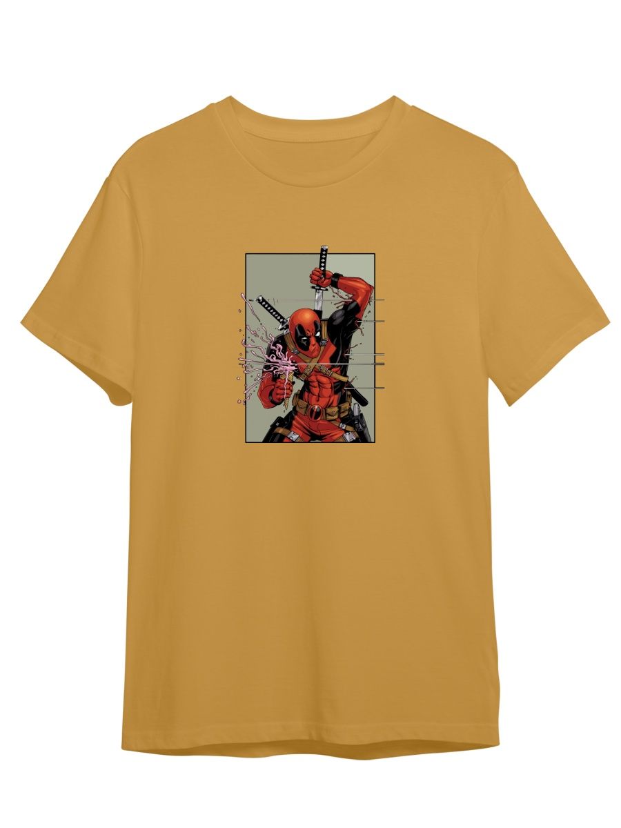 

Футболка унисекс СувенирShop Deadpool/Дэдпул/Marvel 2 желтая XL, Deadpool/Дэдпул/Marvel 2