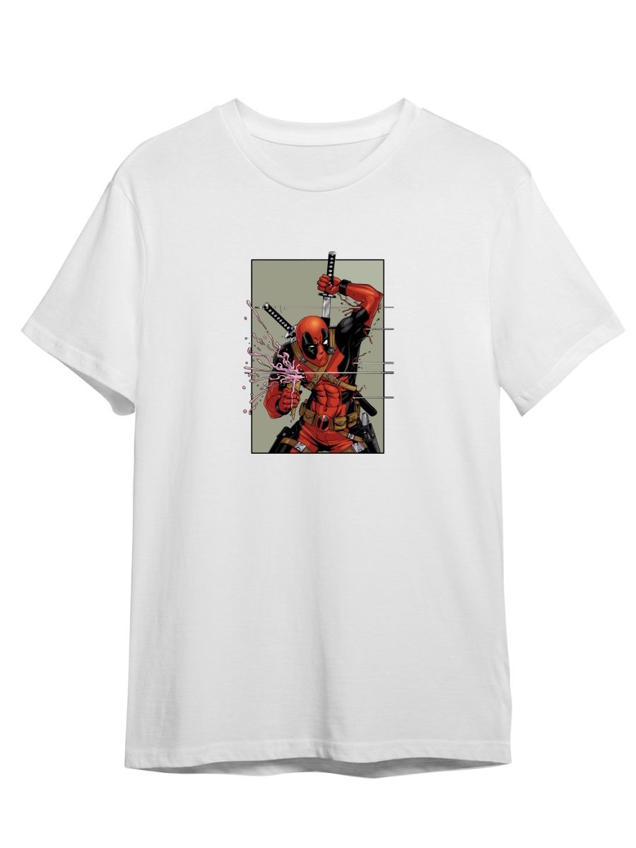 

Футболка унисекс СувенирShop Deadpool/Дэдпул/Marvel 2 белая 5XL (64-66), "Deadpool/Дэдпул/Marvel" 2