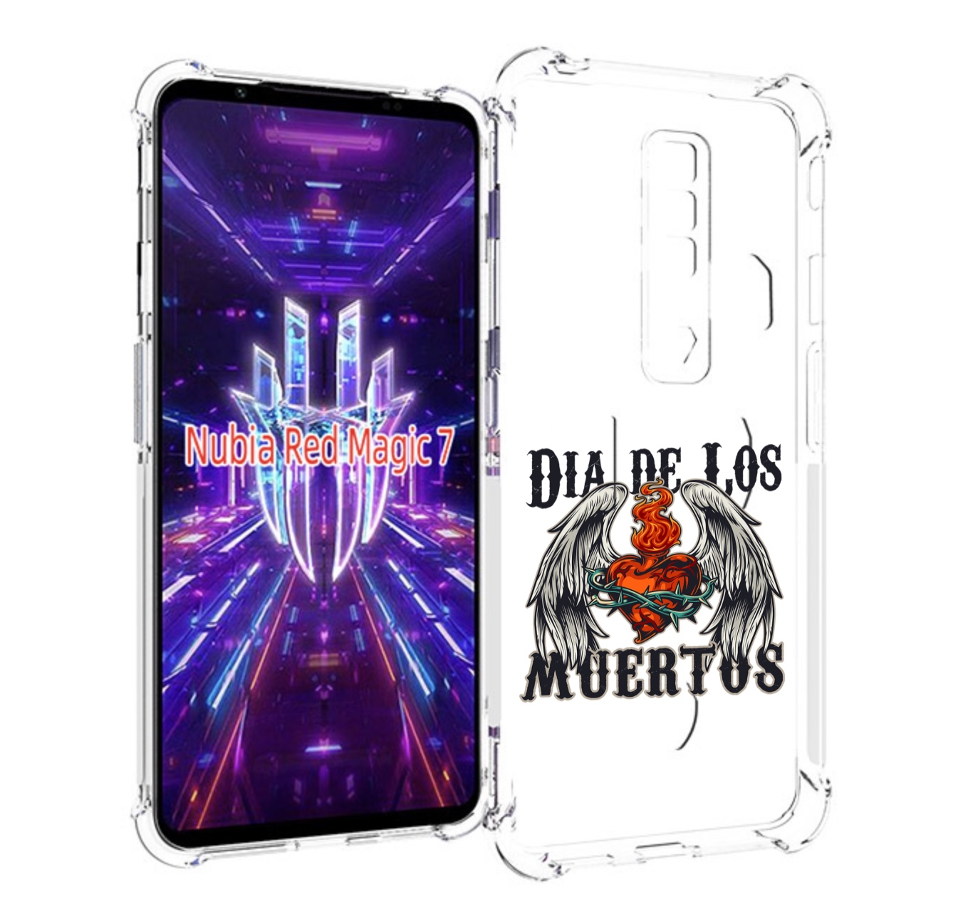 

Чехол MyPads burning-heart для ZTE Nubia Red Magic 7, Прозрачный, Tocco