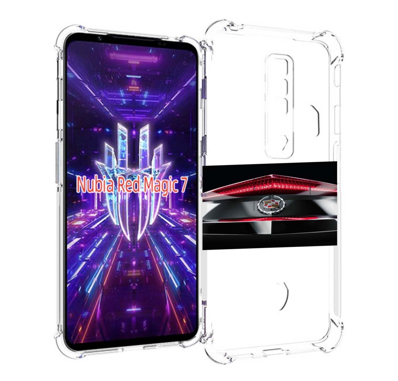 

Чехол MyPads cadillac 3 мужской для ZTE Nubia Red Magic 7, Прозрачный, Tocco