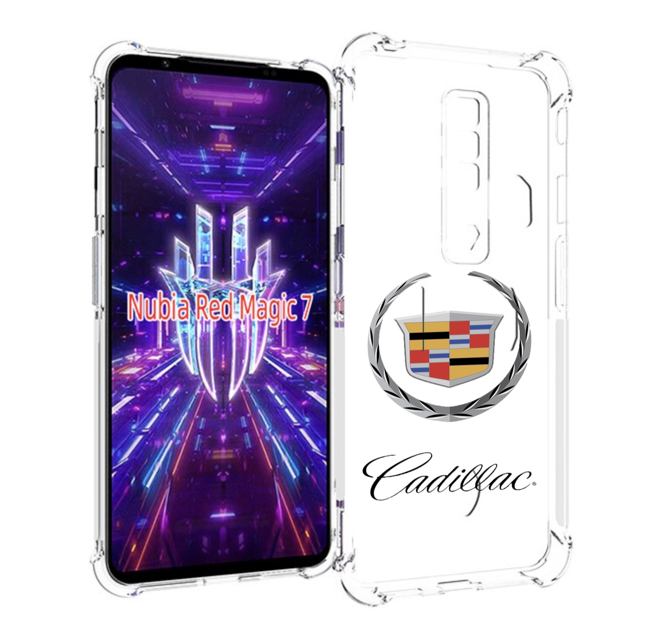 

Чехол MyPads cadillac-4 мужской для ZTE Nubia Red Magic 7, Прозрачный, Tocco