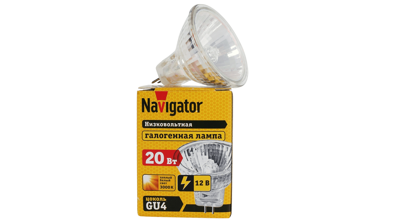 Лампа NAVIGATOR 20W 12V GU4 КГМ