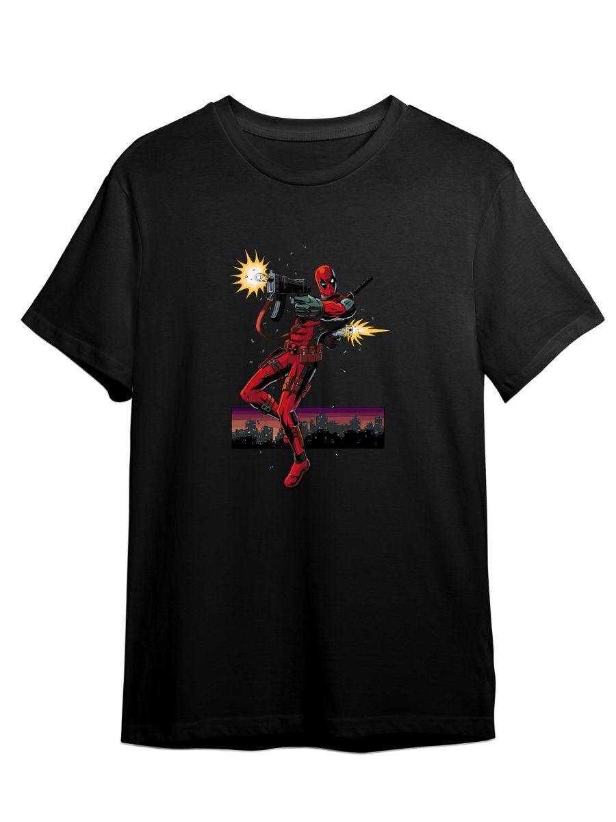 

Футболка унисекс СувенирShop Deadpool/Дэдпул/Marvel 3 черная 5XL (64-66), Черный, "Deadpool/Дэдпул/Marvel" 3