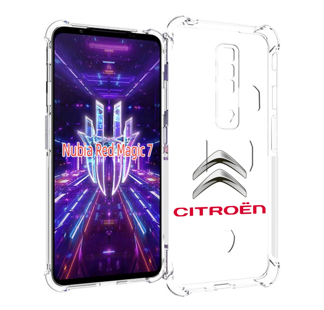 

Чехол MyPads citroen-3 мужской для ZTE Nubia Red Magic 7, Прозрачный, Tocco