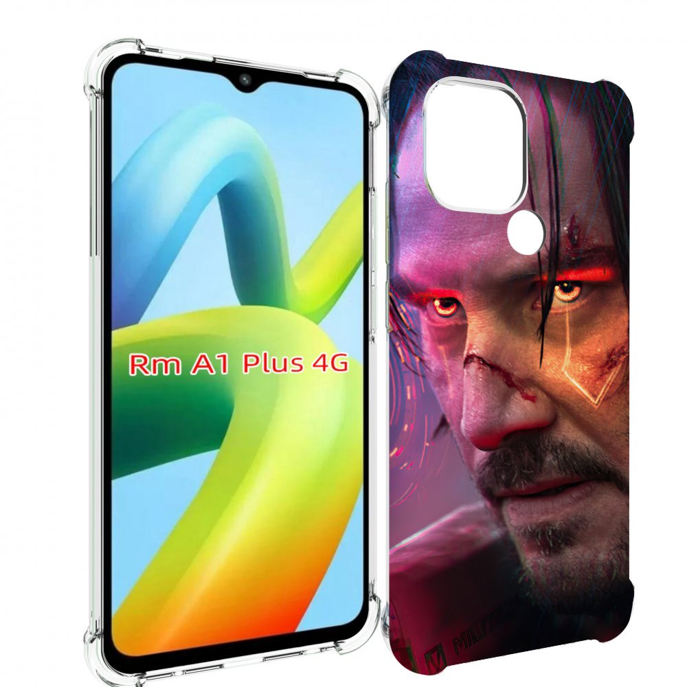 

Чехол MyPads cyberpunk 2077 Джонни Сильверхенд для Xiaomi Redmi A1 Plus +, Прозрачный, Tocco