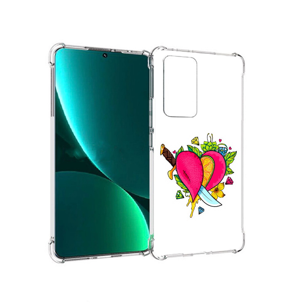 

Чехол MyPads Tocco для Xiaomi 12 Pro Фруктовое сердце (PT226953.293.188), Прозрачный, Tocco