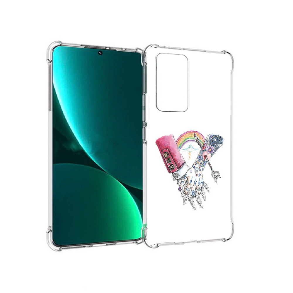 

Чехол MyPads Tocco для Xiaomi 12 Pro абстракция руки в татуировках (PT226953.293.212), Прозрачный, Tocco