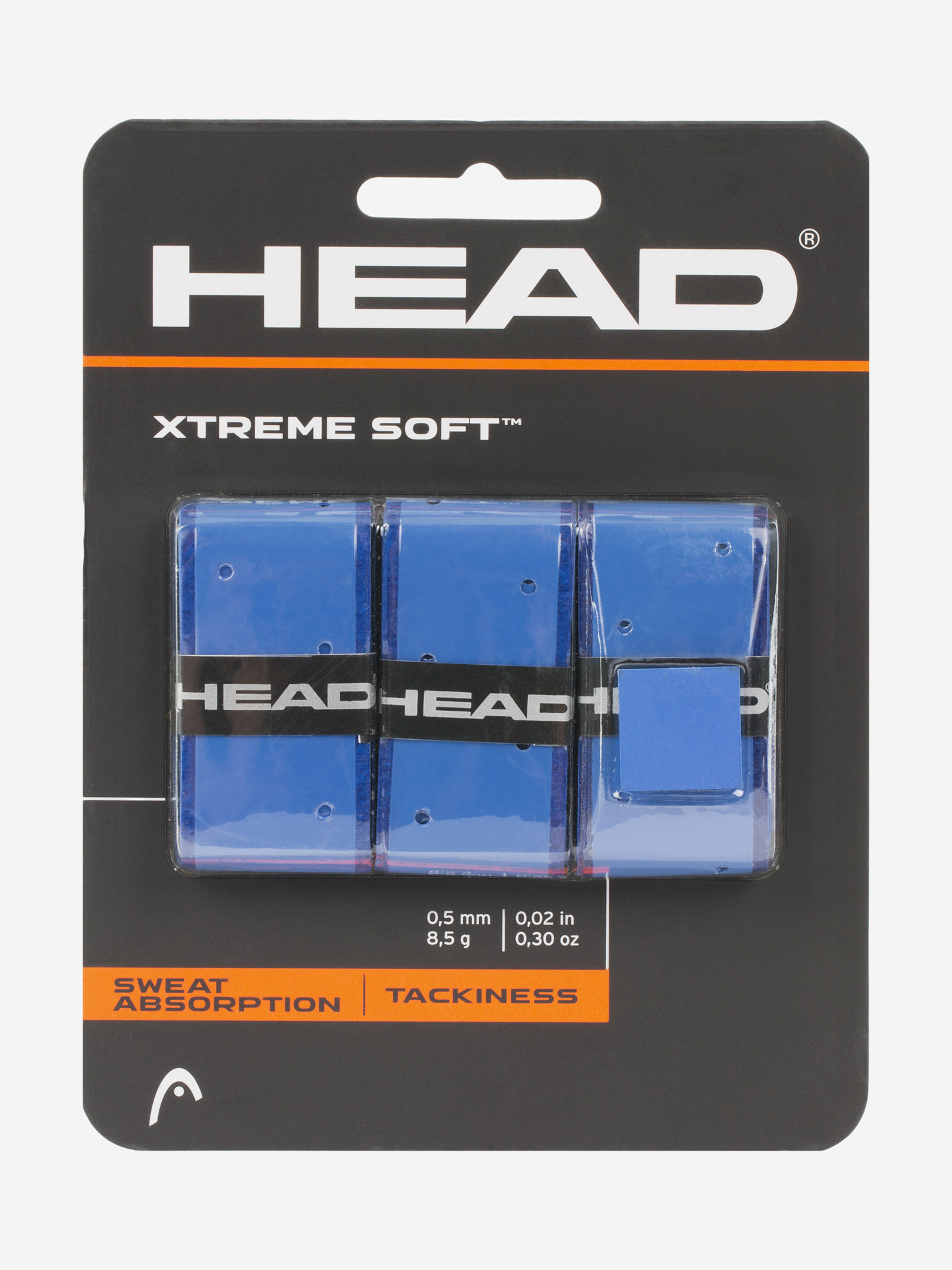 

Обмотка для ручки ракетки HEAD Overgrip XtremeSoft x2 285104-BL, Blue, 285104-BL