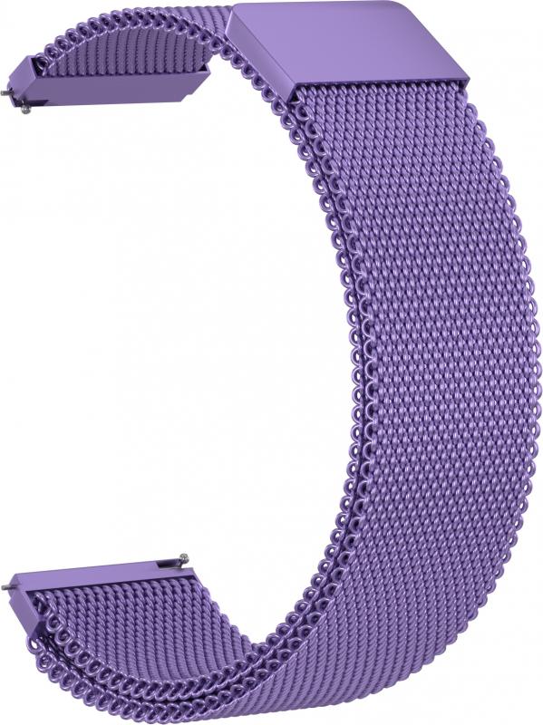 

Ремешок металлический Milanese Loop 22 для Elari KidPhone 4GR (Сиреневый)