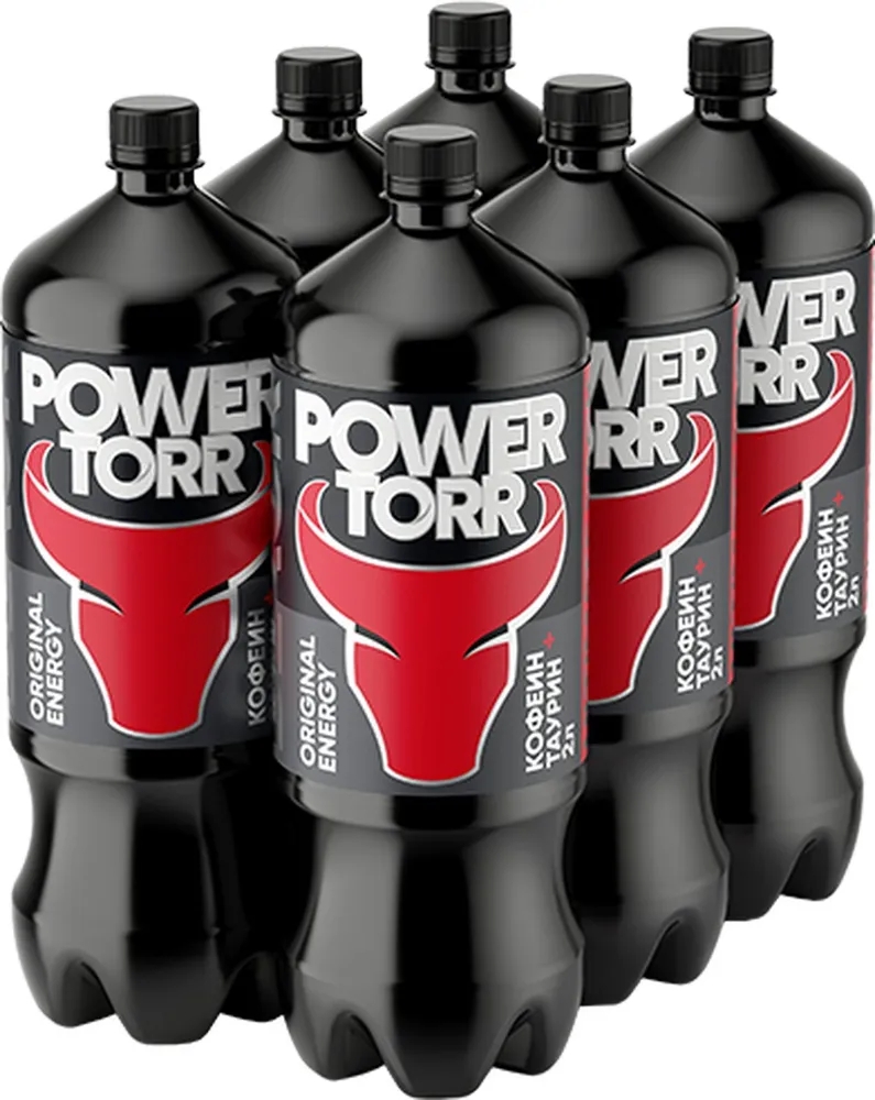 Энергетический напиток Power Torr Еnergy, 2 л х 6 шт