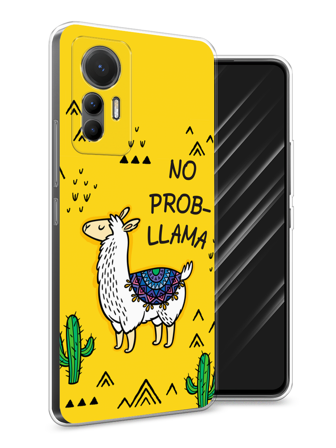 

Чехол Awog на Xiaomi 12 Lite "No probLLama", Разноцветный, 315050-2