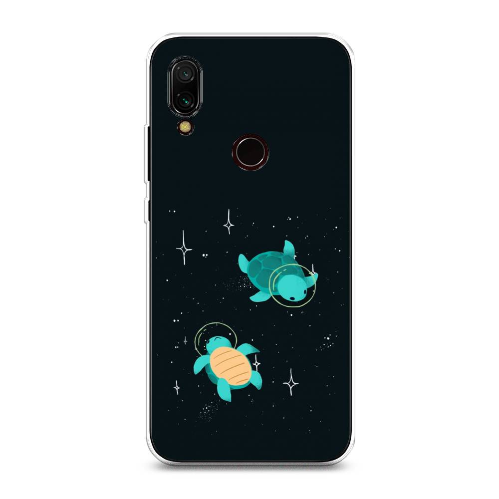 

Чехол Awog на Xiaomi Redmi 7 "Черепашки космонавты", Разноцветный, 35050-4
