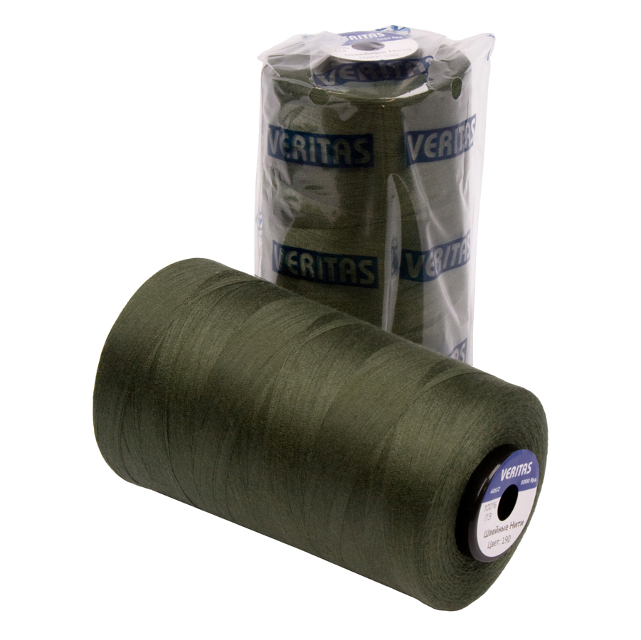 

Нить швейная 100% PE 40_2 цв S-190-2, Зеленый, S-2