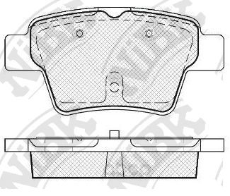 

Комплект тормозных колодок NiBK PN0069
