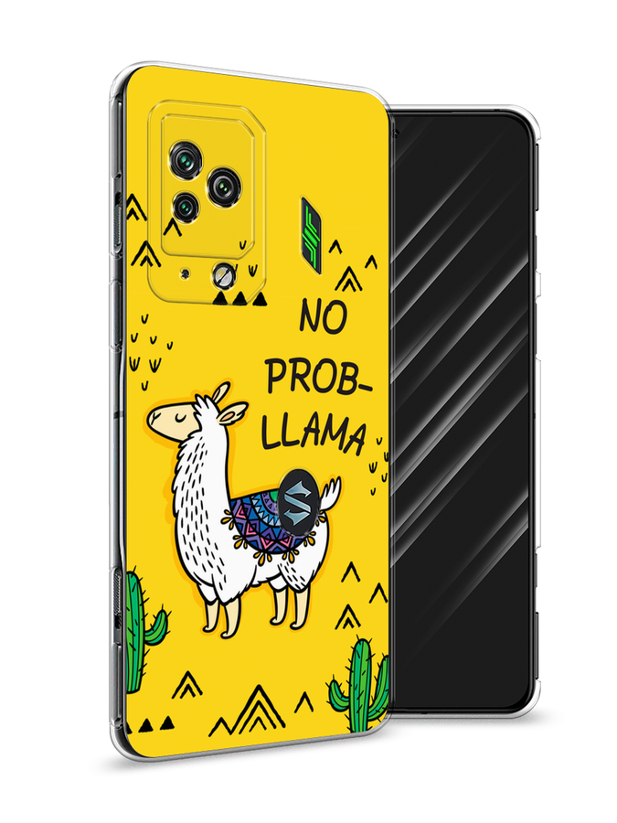 

Чехол Awog на Xiaomi Black Shark 5 Pro "No probLLama", Разноцветный, 314150-2