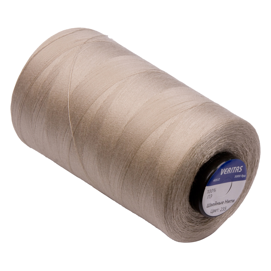 

Нить швейная 100% PE 40_2 цв S-235-1, Серый, S-1