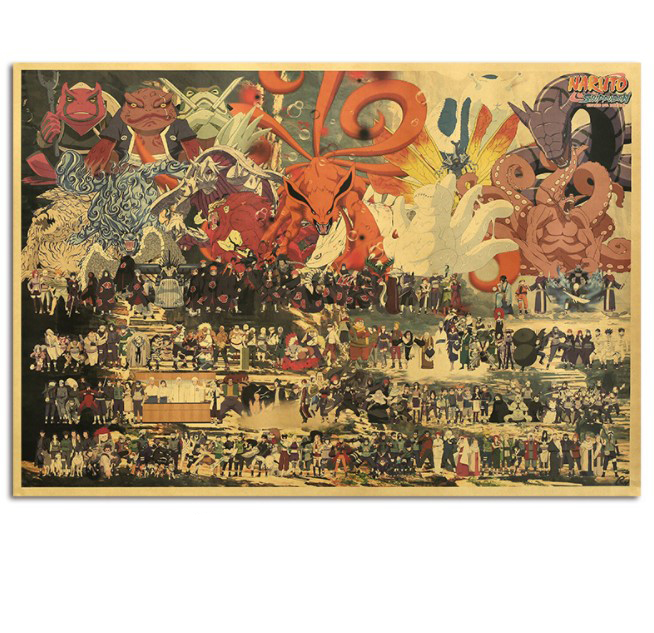 

Постер из крафт - бумаги Ниндзя 70,5x50 см, К 1011