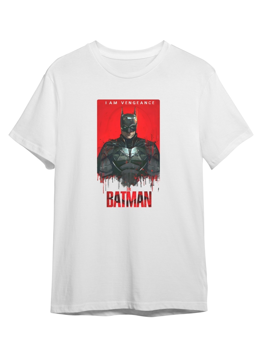 фото Футболка унисекс сувенирshop бэтмен/batman/dc 1 белый 2xl