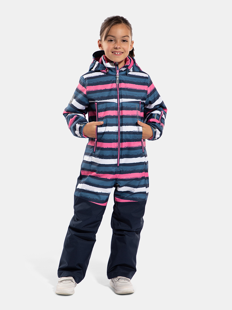 

Комбинезон детский KISU S24-30608P M, 6171, 134, Розовый, S24-30608P M