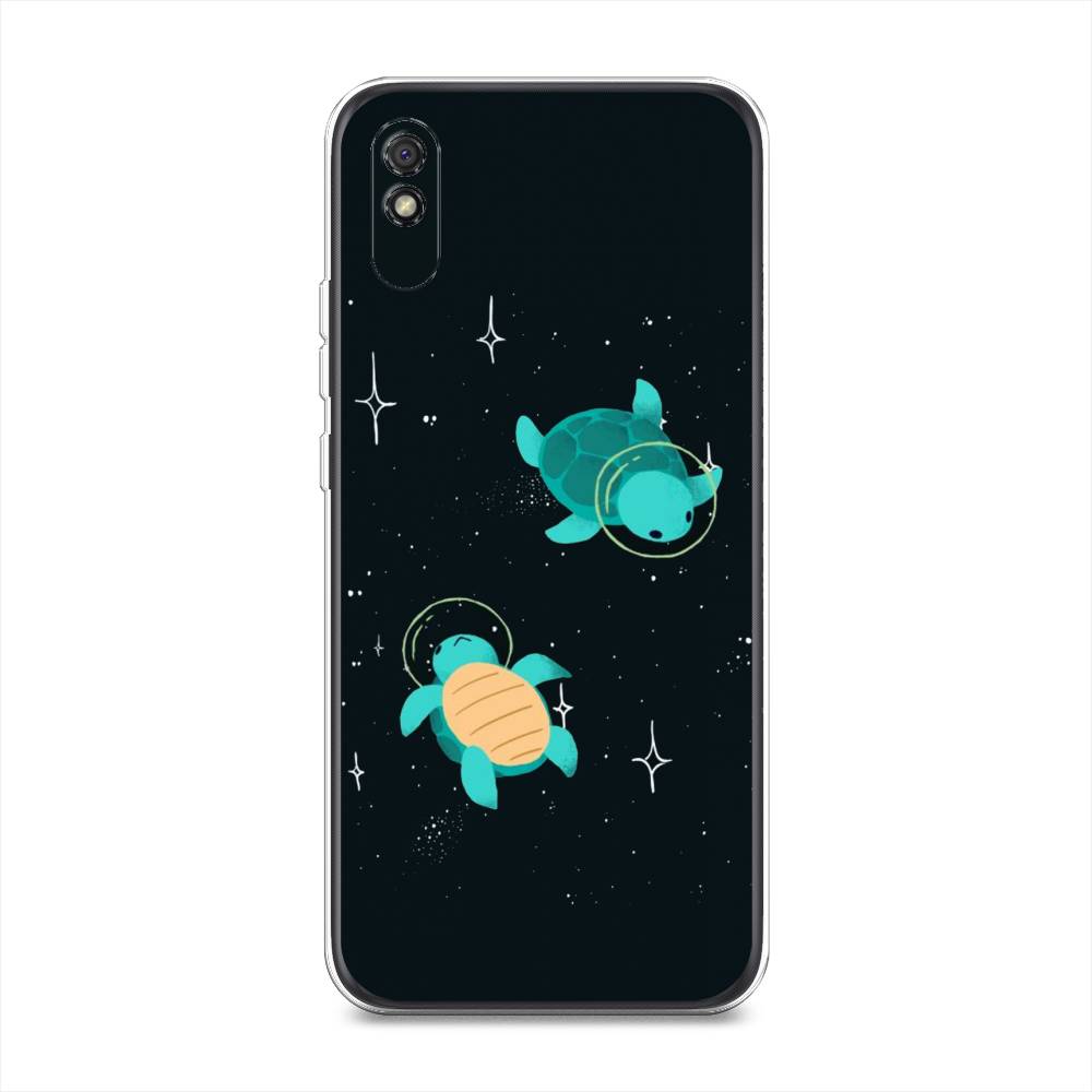 

Чехол Awog на Xiaomi Redmi 9A "Черепашки космонавты", Разноцветный, 38950-4