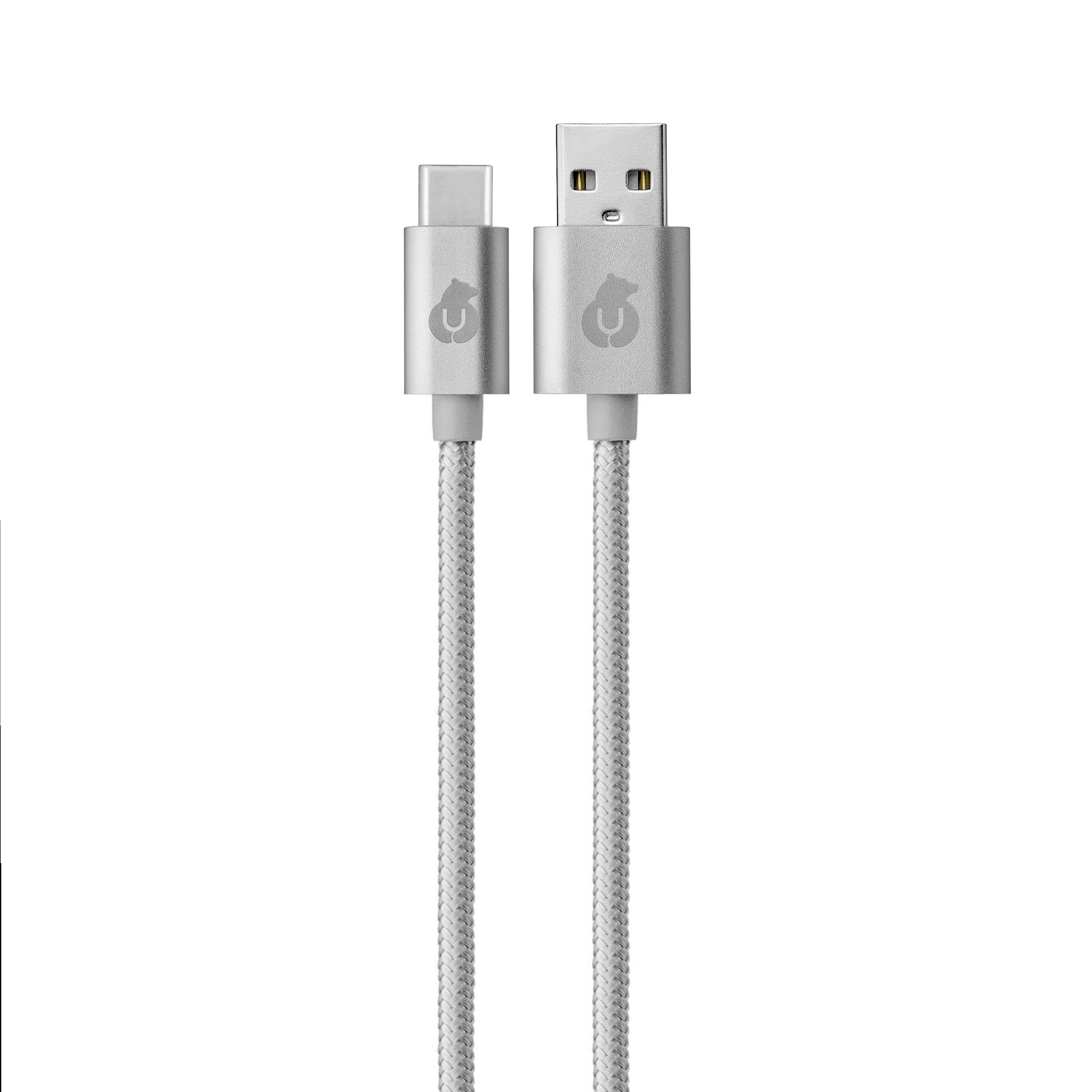 Кабель Usb - Type-C Ubear Cord 1.2м Серебристый CORD