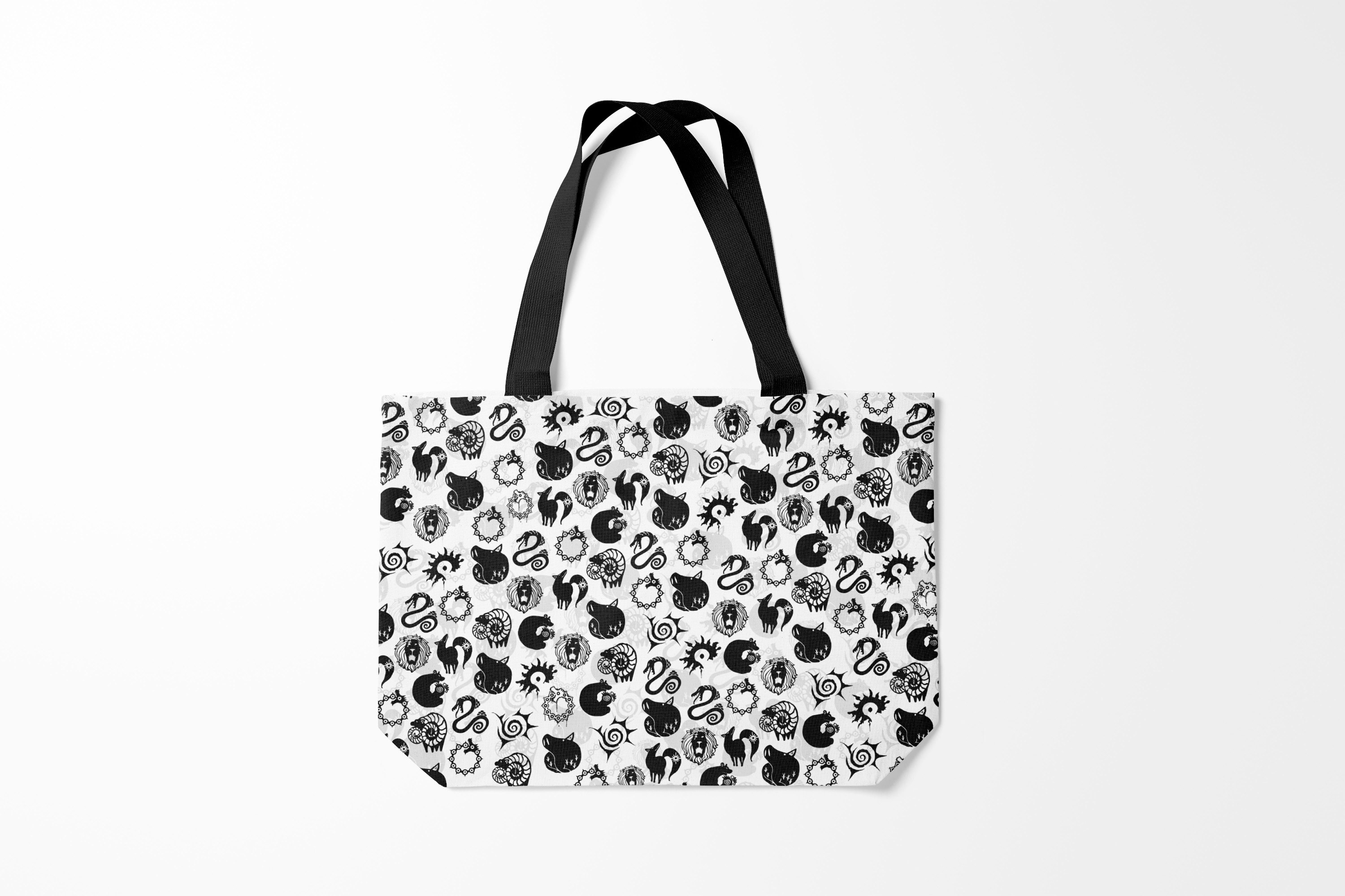 

Сумка шoппер унисекс Burnettie 7 смертных грехов СИМВОЛЫ, черный, 7 смертных грехов СИМВОЛЫ